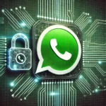 Whatsapp logo and lock to show protection