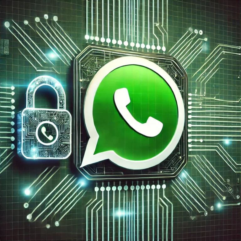 Whatsapp logo and lock to show protection